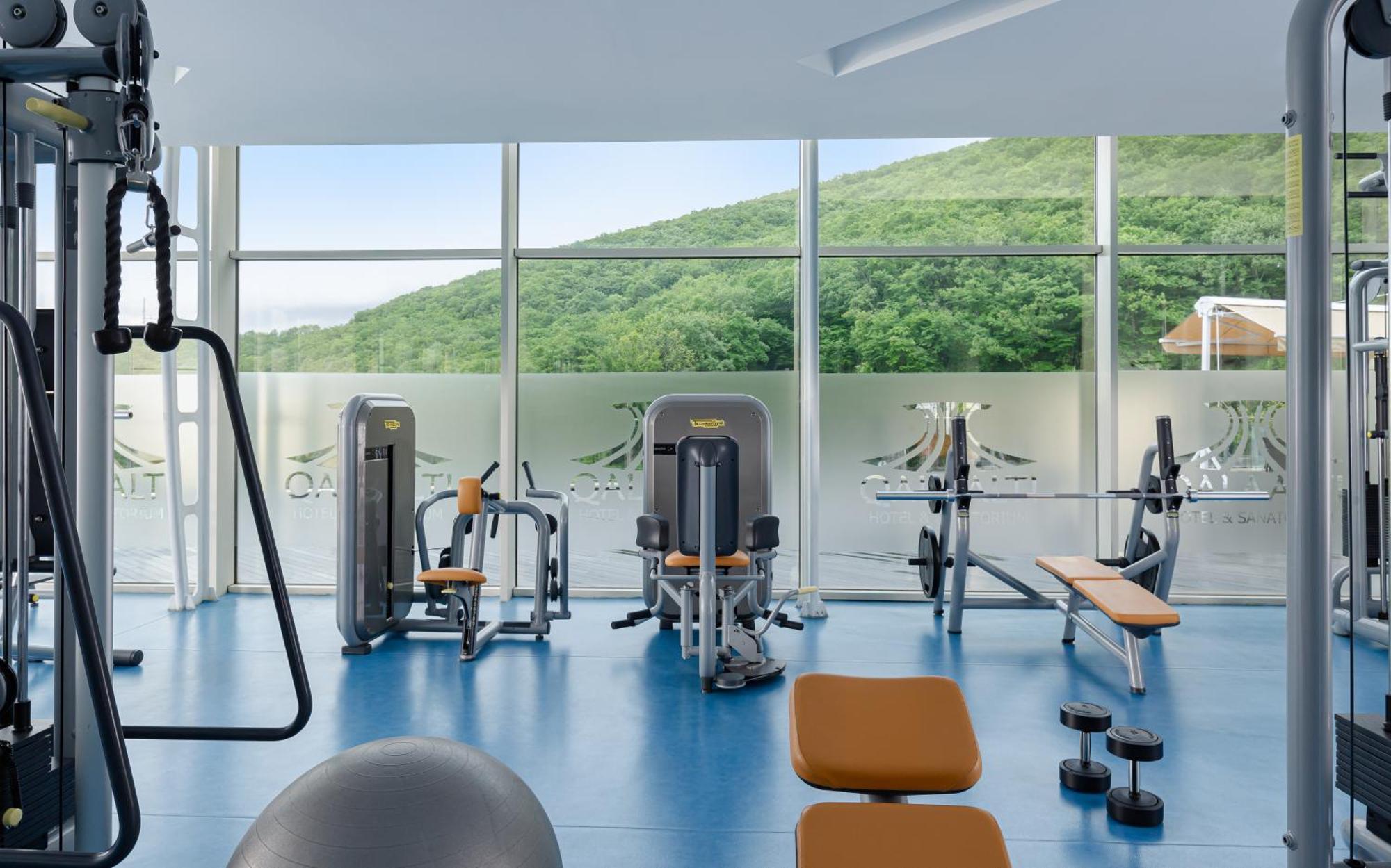 Qalaalti Hotel & Spa Галаалты Экстерьер фото The gym at the hotel